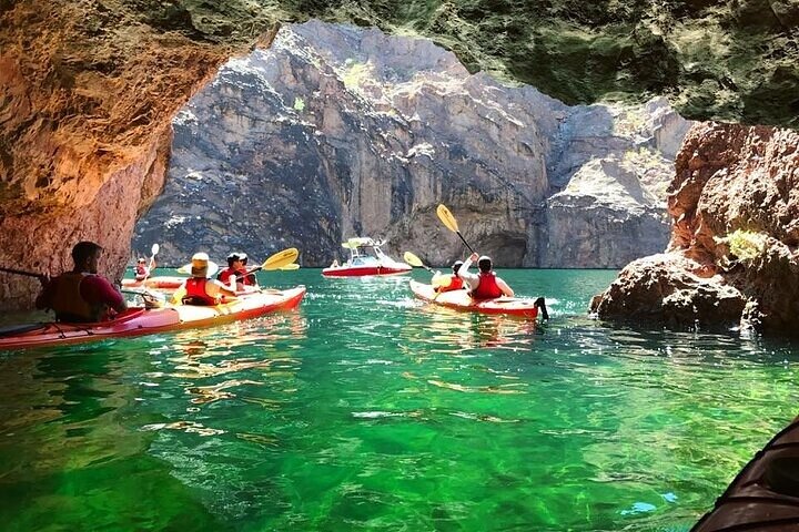 Grand Canyon Helicopter Tour and River Raft or Emerald Cave Kayak - Photo 1