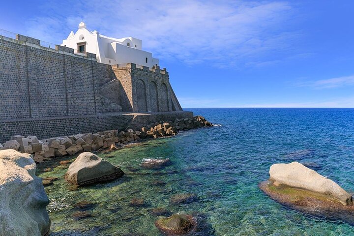 Sea in Forio - One Day Naples Forio Walking Hydrofoil Transfer Tour