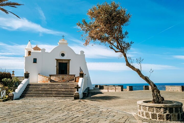 Church in Forio - One Day Naples Forio Walking Hydrofoil Transfer Tour