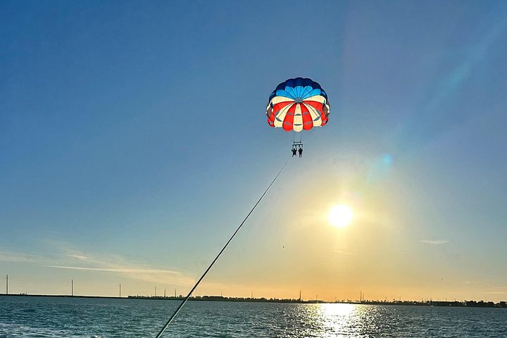 Sunset parasailing! - Parasailing Excursion in South Padre Island