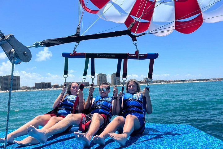 Ready for liftoff! - Parasailing Excursion in South Padre Island