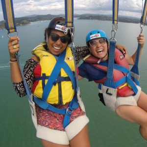 Experience the Bay from the air - Parasailing Adventure Over the Bay of Islands