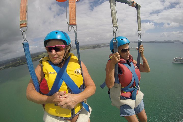 Tandem parasail in the bay of islands - Parasailing Adventure Over the Bay of Islands