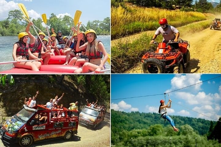 Belek : Super Combo Rafting & Buggy & Jeep & Zipline (4 in 1 ) - Photo 1