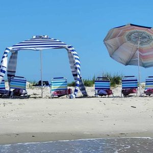 Optional beach chairs, cabana and umbrella for additional charge - 3 hour Private Afternoon Boat Ride and Beach Excursion