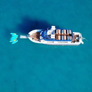 Ibiza to Formentera Boat Tour with Water Sports - Photo 1