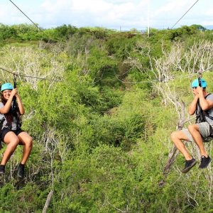 dual zips - Oahu: Zipline and Wet 'n' Wild Waterpark Combo