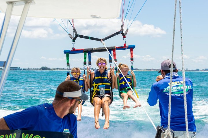 Up, up, and away - Parasail Flights at Madeira Beach