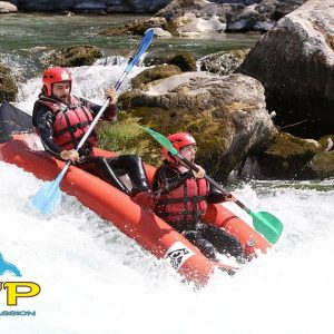 Hot dog (inflatable canoe) on the Durance - Photo 2