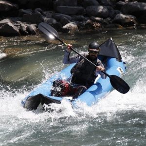 Hot dog (inflatable canoe) on the Ubaye - Photo 1