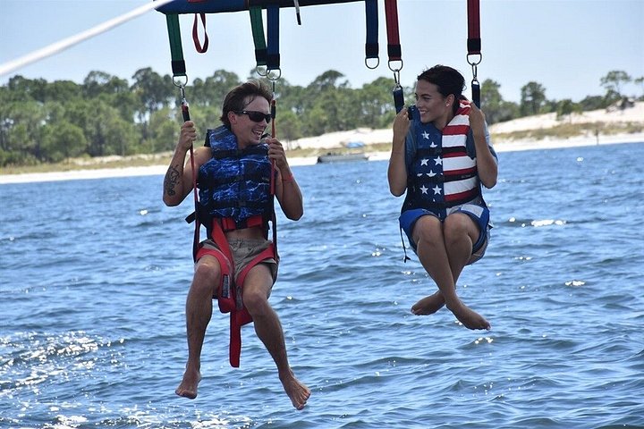 Parasailing Adventure Over Shell Island in Panama City Beach - Photo 4