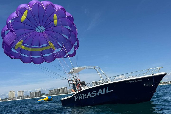 Parasailing Adventure Over Shell Island in Panama City Beach - Photo 1