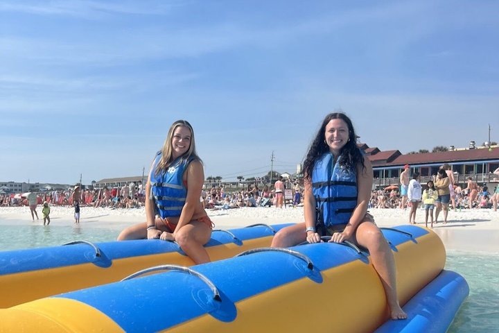 Best banana boat experience on the Emerald Coast! - Small-Group Banana Boat Ride at Miramar Beach Destin