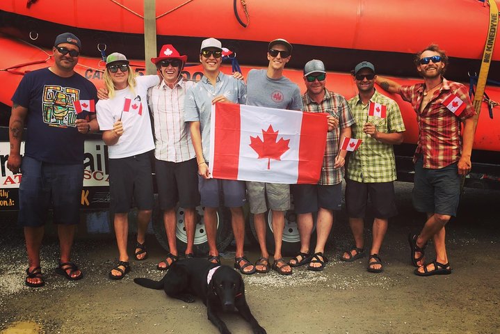 Happy Canada Day! - Athabasca River Easy Scenic Raft Trip