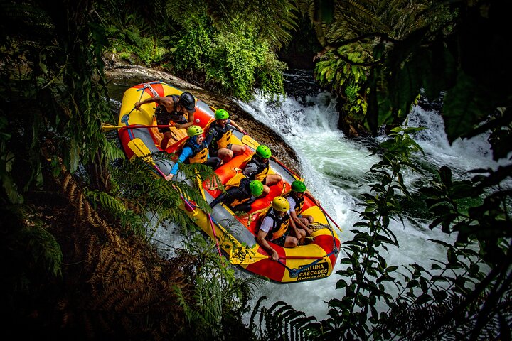 One of the 3 waterfalls ! - White Water Rafting - Kaituna Cascades, The Originals