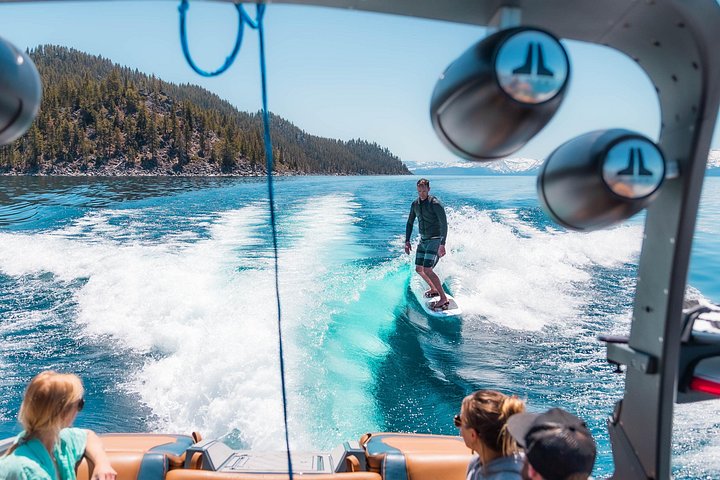 Wakesurfing - 4 Hour Private Wakesurf Charter With Captain Lake Tahoe