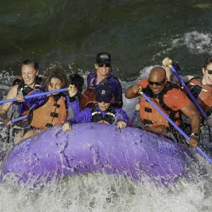 Everybody gets wet! - Whitewater Rafting Small Boat Adventure Snake River Jackson Hole