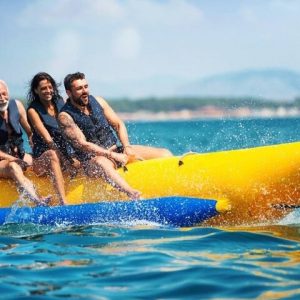 Banana boat in Playa del Palo, Malaga capital - Photo 2