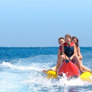 Banana boat in Playa del Palo, Malaga capital - Photo 1