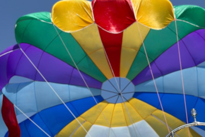 Parasailing in Torre Vado Panoramic flight over the Crystalline Sea - Photo 1