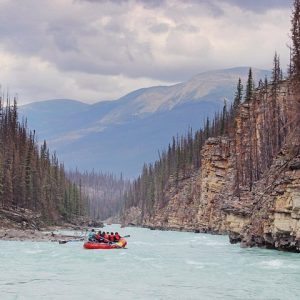 Scenic Views of the Athabasca Valley - Athabasca Canyon Run Family Rafting: Class II Plus Rapids