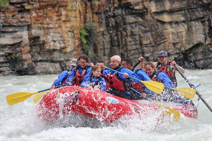 Class 2+ fun - Athabasca Canyon Run Family Rafting: Class II Plus Rapids