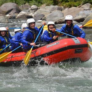 Fum moment during the rafting trip. - Rafting Sesia