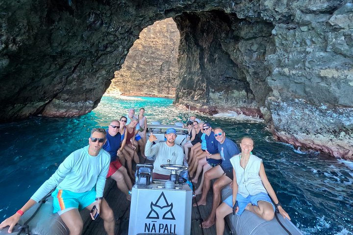 Kauai: Nā Pali Coast Zodiac Raft Expedition and Snorkeling - Photo 9