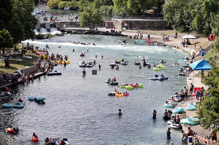 River Tubing on the Comal River with 3 Chutes and Shuttle - Photo 1