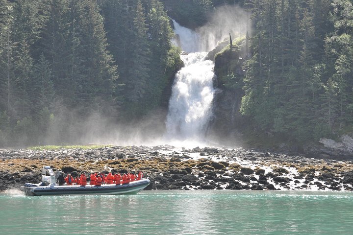Up-close and personal to everything in this amazing Fjord. - Ocean Raft Alaska