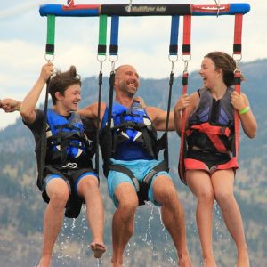 Triple Parasailing Experience in Kelowna - Photo 1