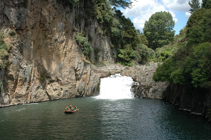 Starting at the base of Aniwhenua Falls - Rangitaiki River White Water Scenic Rafting from Rotorua