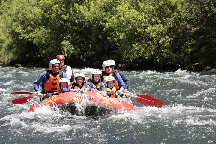 Riding shotgun - Rangitaiki River White Water Scenic Rafting from Rotorua