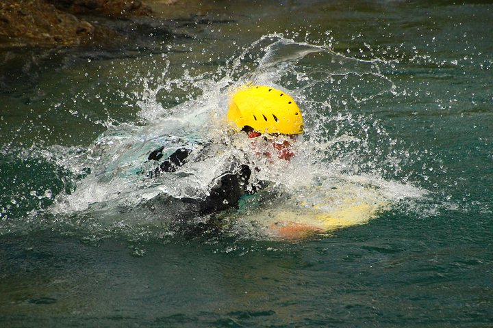 Grade 3 rapids - at face level! - Riversurfing