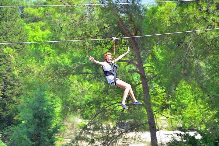zipline - Side: Whitewater Rafting Adventure with Lunch and Transfer