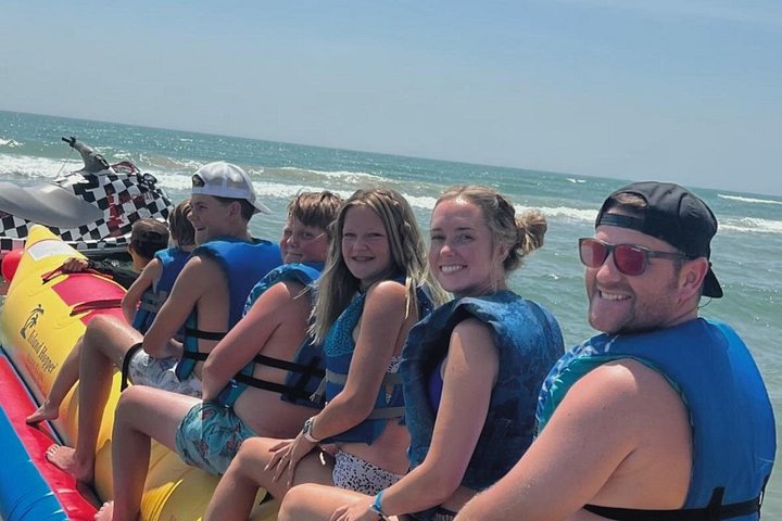 Ocean Banana Boat Rides with Sonny’s Beach Service, South Padre Island, Texas - Exciting Banana Boat Rides