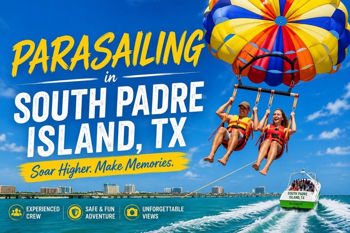 Parasailing Adventure in South Padre Island - Photo 1