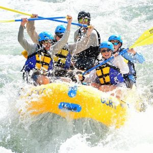 Class III whitewater excitement on the Truckee River. Photo of Jaws rapid on the Boca- Floriston run. - Truckee River: Boca to Floriston Run (Class III Whitewater)