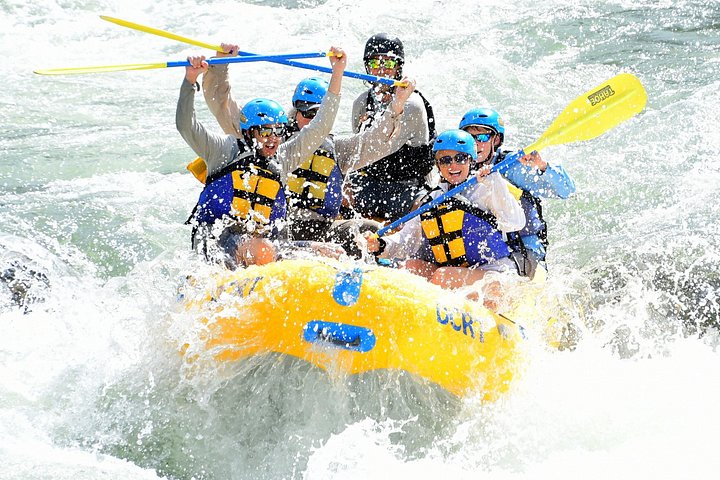 Class III whitewater excitement on the Truckee River. Photo of Jaws rapid on the Boca- Floriston run. - Truckee River: Boca to Floriston Run (Class III Whitewater)