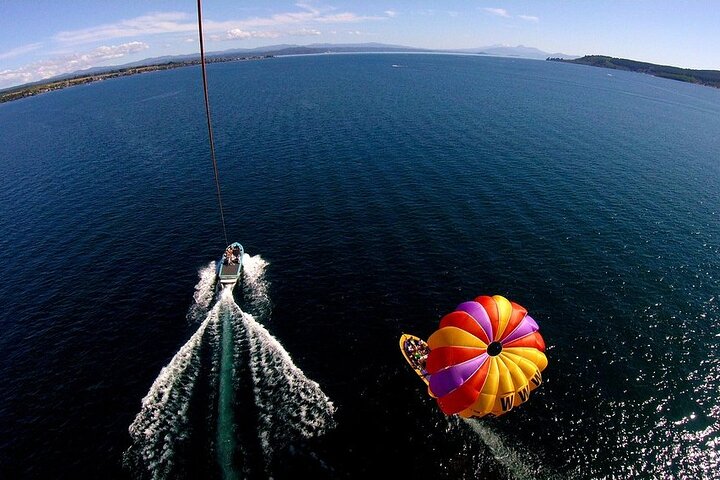 Parasailing Adventure over Lake Taupō - Photo 6