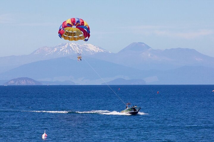 Parasailing Adventure over Lake Taupō - Photo 1