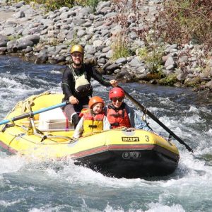 Relax and let the guide do all the work - Family Float Grade 2 Whitewater Adventure in Tongariro River