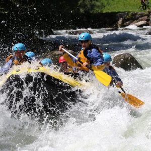 rafting extray on Noce river Italy