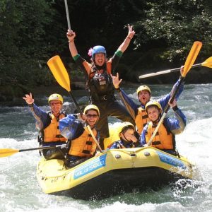 rafting family on Noce river Italy - River Rafting for Families