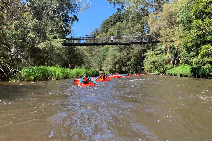 River sledding on the Yarra River in Warburton - Self-Guided River Sledding Adventure on the Yarra River
