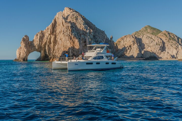 Luxury Catamaran - Cabo Half-Day Snorkel Adventure with Lunch and Open Bar