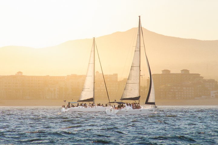 Feel the thrill of true sailing - Los Cabos Luxury Sunset Sail with Light Appetizers and Open Bar