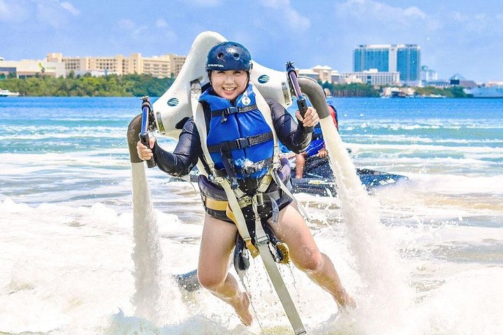 Jetpack the extreme experience in Cancun - Fly over the Lagoon, Jetpack. The most amazing activity in Cancun
