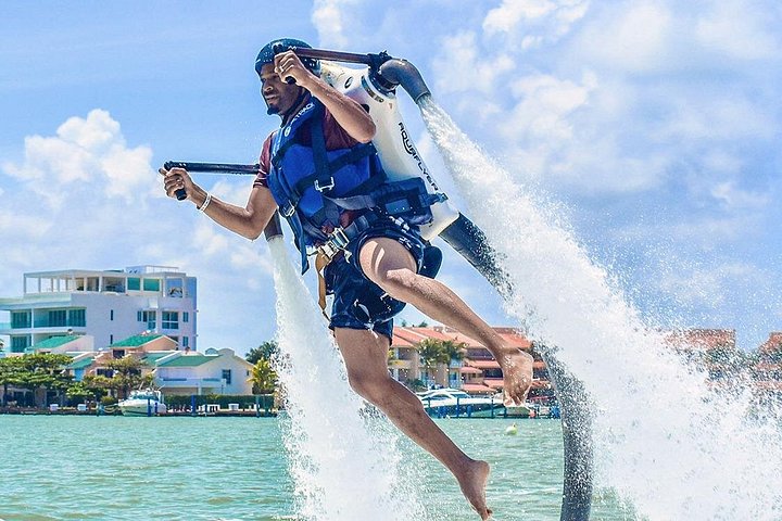 Jetpack the extreme experience in Cancun - Fly over the Lagoon, Jetpack. The most amazing activity in Cancun