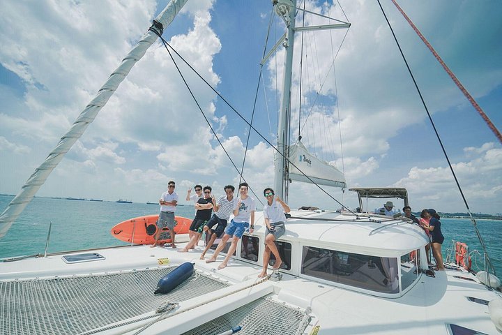 Fun on the cruise - Singapore Sunset and Morning Cruise On A Luxury Catamaran